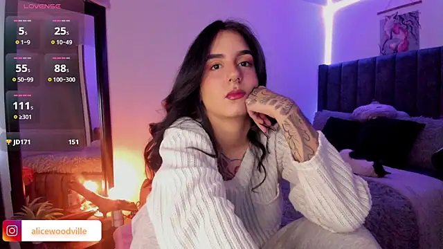 Alice woodville online show from February 14, 10:14 pm