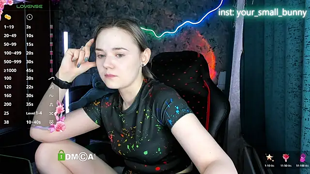 Your small bunny online show from April 13, 2:06 am