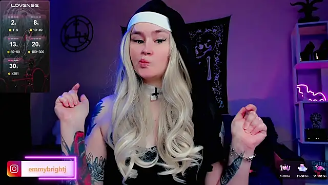 Emmybrightj  online show from March 10, 1:01 am