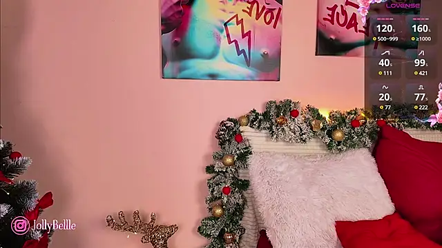 Snapshot of jolly_bellle chatting on December 21, 1:04 am jolly bellle online show from December 21, 1:04 am
