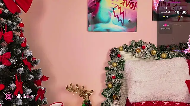 Snapshot of jolly_bellle chatting on December 25, 1:53 am jolly bellle online show from December 25, 1:53 am