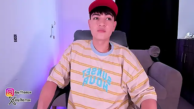 Snapshot of JaycoThomas chatting on October 12, 7:24 pm JaycoThomas online show from October 12, 7:24 pm