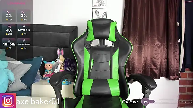 Snapshot of Axel_baker01 chatting on March 6, 12:10 am Axel baker01 online show from March 6, 12:10 am