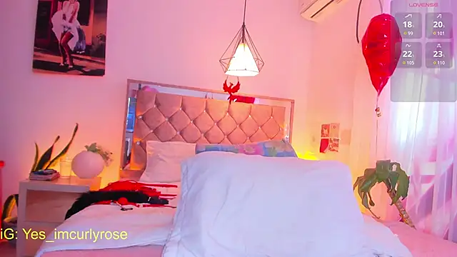 CurlyRose   online show from February 17, 9:21 pm