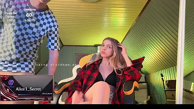 Alice1 secret online show from February 4, 3:04 pm