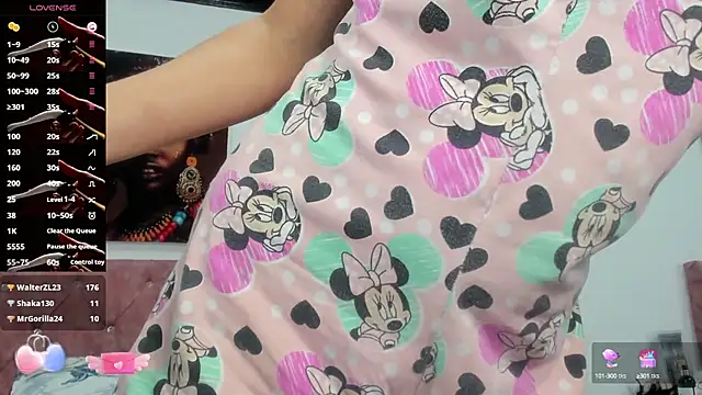 Snapshot of Milkdulce1 chatting on February 18, 9:10 am Milkdulce1 online show from February 18, 9:10 am