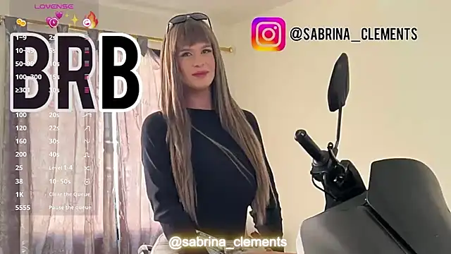 sabrina clementss online show from February 25, 10:50 pm