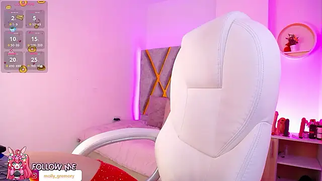 Snapshot of Molly_Gremory_ chatting on December 3, 1:52 am Molly Gremory online show from December 3, 1:52 am