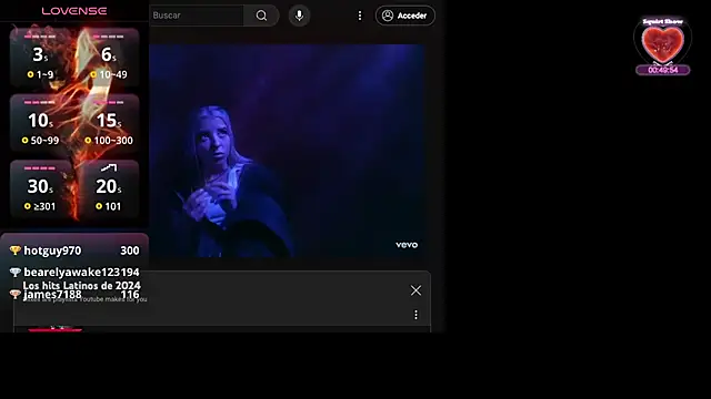 Snapshot of QueenYsuRey chatting on March 5, 7:38 pm QueenYsuRey online show from March 5, 7:38 pm