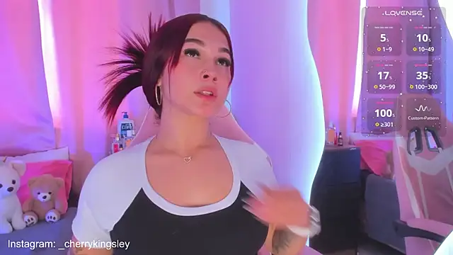 Snapshot of _cherrykingsley1 chatting on February 3, 5:35 pm cherrykingsley1 online show from February 3, 5:35 pm