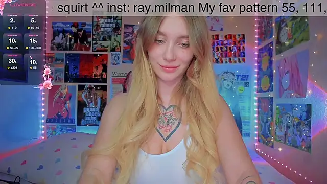 Snapshot of AliceMilman chatting on February 13, 1:37 pm AliceMilman online show from February 13, 1:37 pm