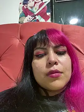 Snapshot of Pinky-Flower chatting on January 1, 6:37 am Pinky-Flower online show from January 1, 6:37 am