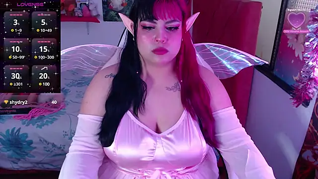 Snapshot of Pinky-Flower chatting on January 26, 9:07 pm Pinky-Flower online show from January 26, 9:07 pm