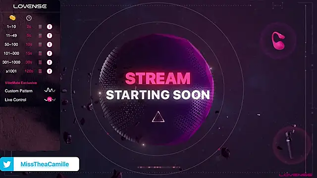 Snapshot of MissTheaCamille chatting on February 21, 7:10 pm MissTheaCamille online show from February 21, 7:10 pm