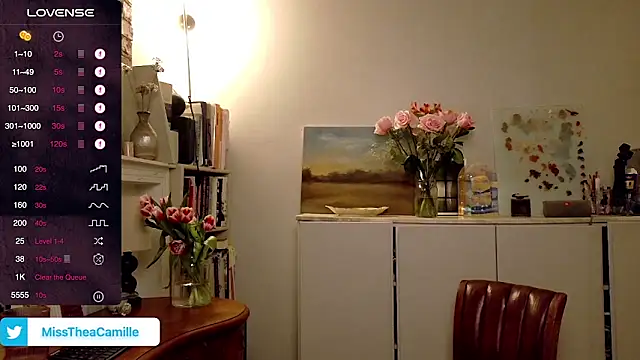 Snapshot of MissTheaCamille chatting on March 23, 2:37 am MissTheaCamille online show from March 23, 2:37 am