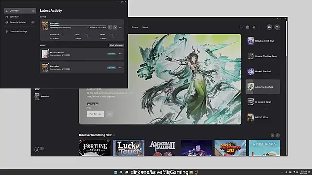 lovemirgaming online show from April 22, 1:12 pm