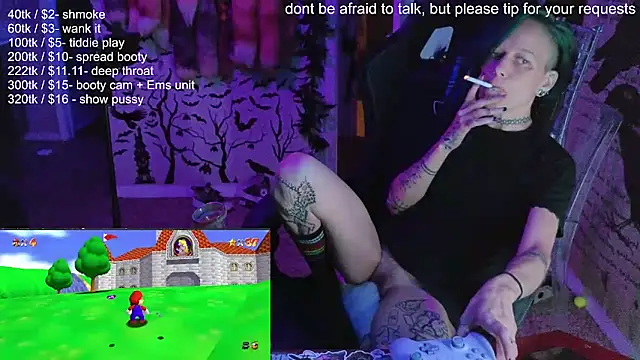 Snapshot of trashbrat chatting on September 25, 9:02 am trashbrat online show from September 25, 9:02 am