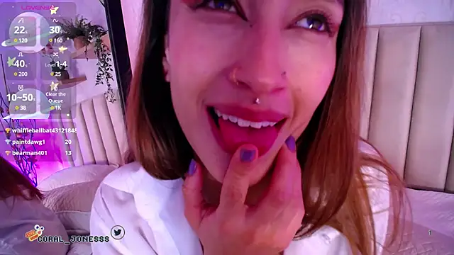 Snapshot of coral_jonesss chatting on January 28, 3:57 pm coral jonesss online show from January 28, 3:57 pm