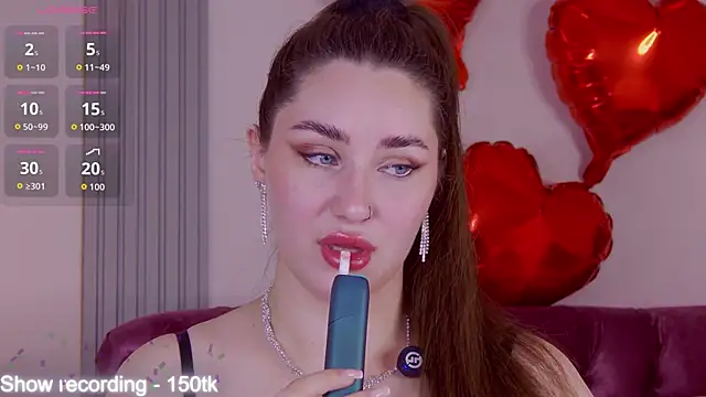 KiraBarlows online show from March 12, 8:04 pm