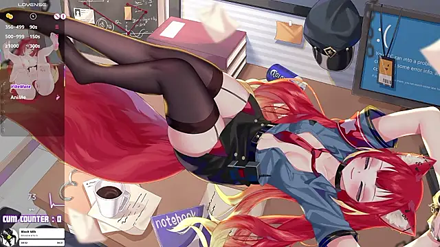 LewdKira VT online show from February 23, 6:27 pm