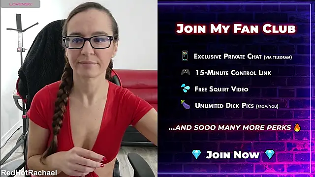 RedHotRachael online show from November 13, 4:39 pm