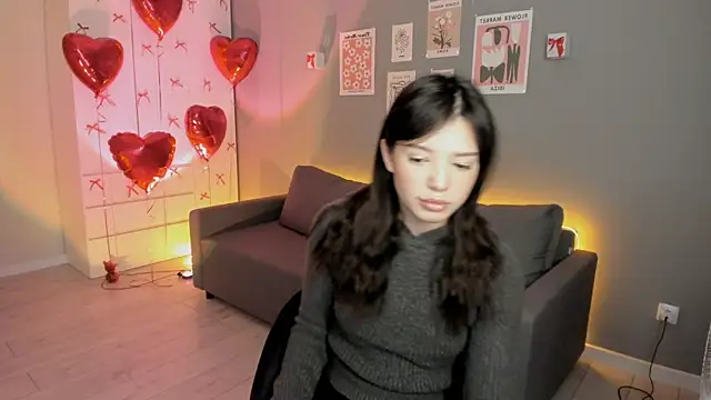 Snapshot of RikoAsada chatting on February 17, 8:19 am RikoAsada online show from February 17, 8:19 am