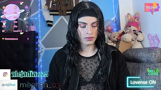 Meghan hott online show from February 3, 9:20 pm