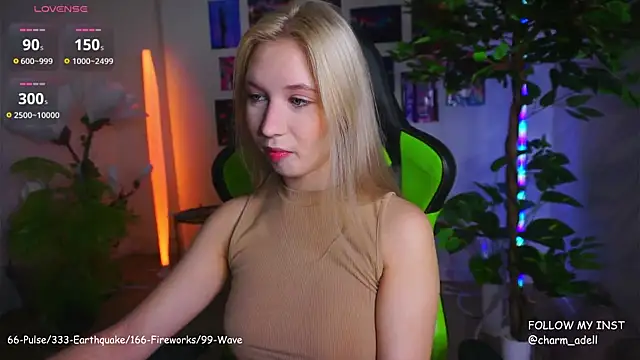 Snapshot of charm_adel chatting on October 4, 7:06 am charm adel online show from October 4, 7:06 am