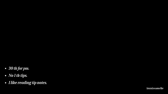 ImMissAmelie online show from October 26, 11:53 pm