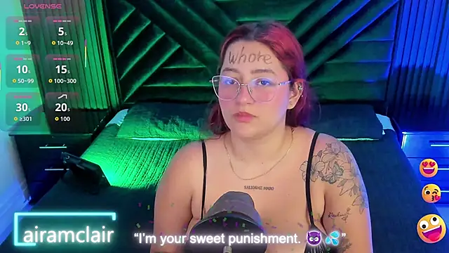 airamclair online show from November 11, 10:21 pm