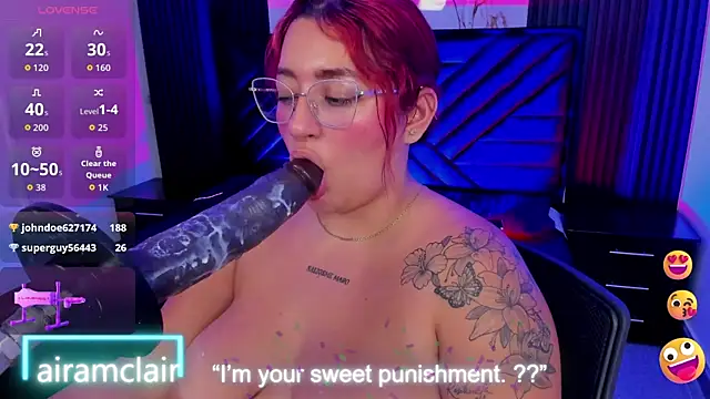 airamclair online show from November 16, 9:04 am