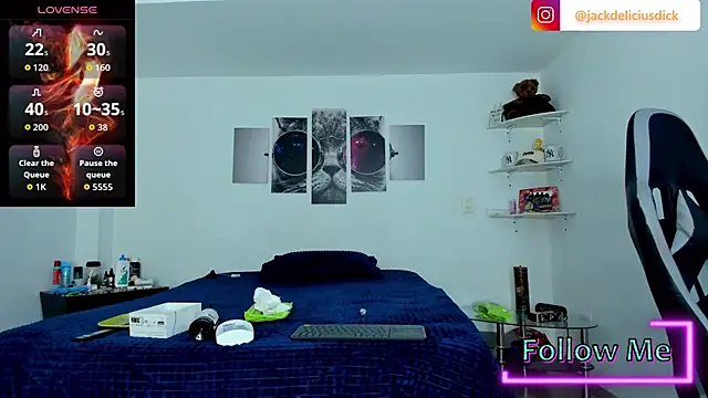 Snapshot of jackdeliciusdick chatting on October 6, 8:23 am jackdeliciusdick online show from October 6, 8:23 am