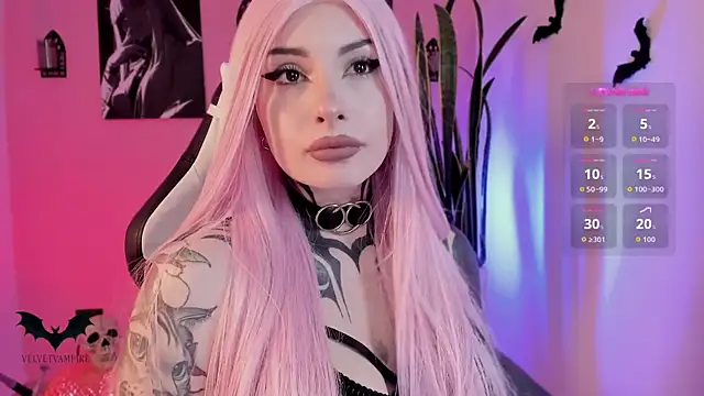 VelvetVampiree online show from April 14, 3:12 am