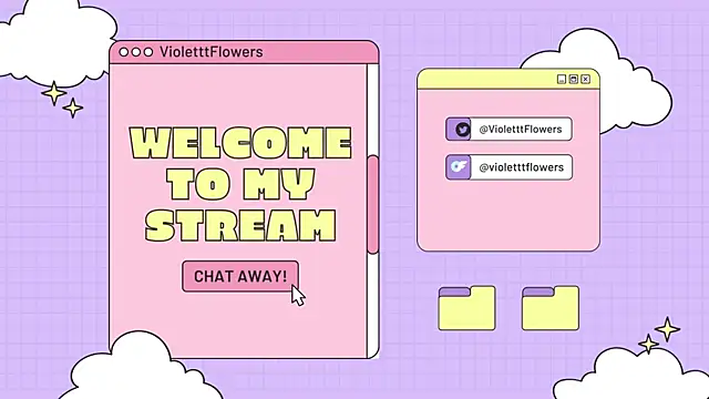 violetttflowers online show from April 22, 3:02 pm