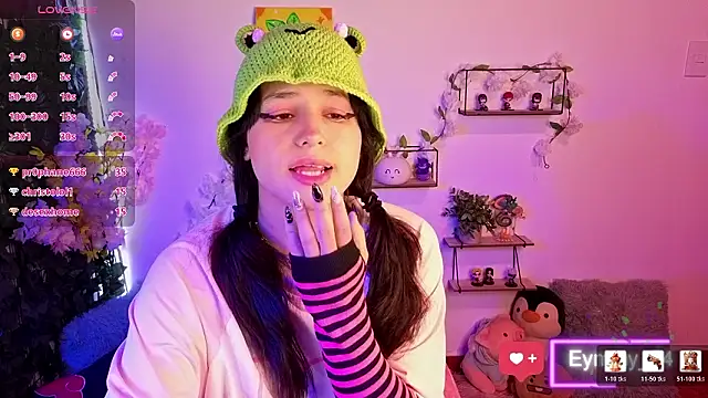 Snapshot of Eymmy_24 chatting on February 3, 7:24 am Eymmy 24 online show from February 3, 7:24 am