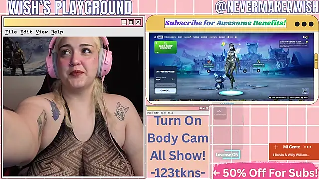 nevermakeawish online show from April 4, 2:25 pm