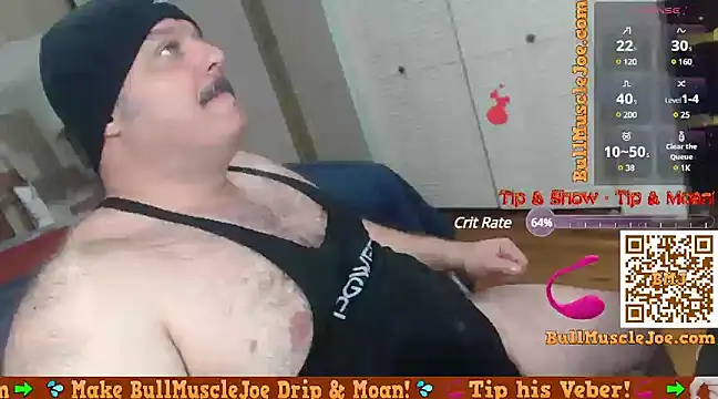 Snapshot of bullmusclejoe chatting on December 12, 2:48 am bullmusclejoe online show from December 12, 2:48 am