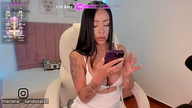 Snapshot of MarianaSandoval27 chatting on October 1, 4:57 pm MarianaSandoval27 online show from October 1, 4:57 pm
