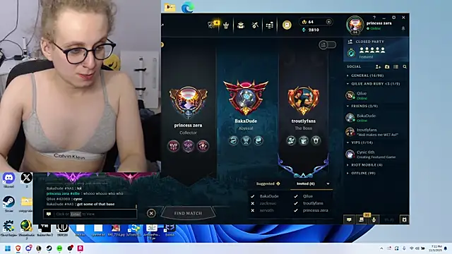 cinderellie online show from November 6, 2:12 am