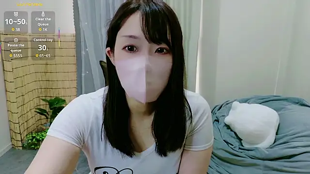 Snapshot of Natsumi-chan chatting on October 12, 4:00 am Natsumi-chan online show from October 12, 4:00 am