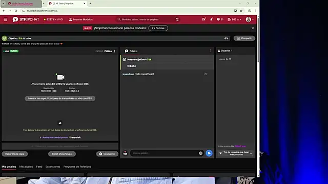 Snapshot of MissKatrina_ chatting on October 13, 7:36 pm MissKatrina online show from October 13, 7:36 pm