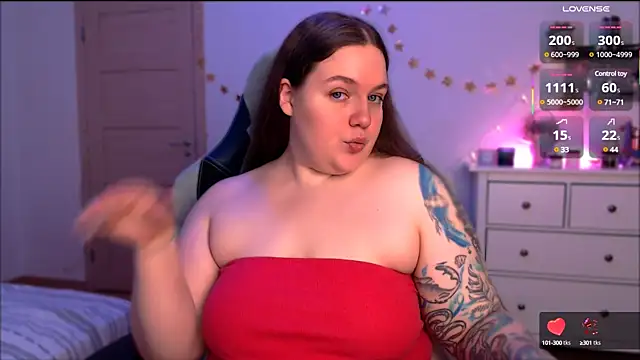 Snapshot of SummerTina chatting on February 22, 4:19 pm SummerTina online show from February 22, 4:19 pm