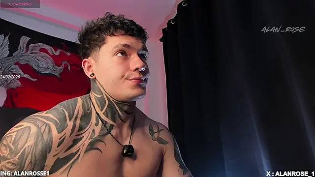 AlanRose01 online show from February 24, 6:50 pm