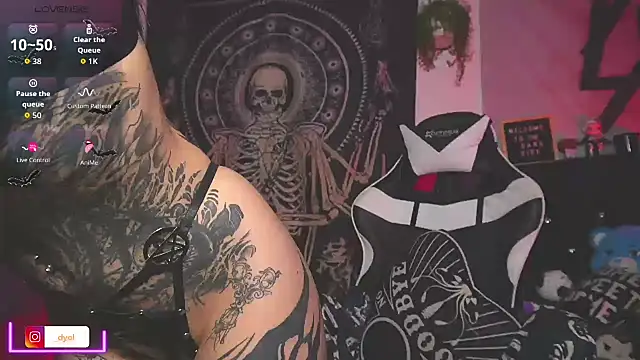 Snapshot of Dalia_Vorhees chatting on November 19, 1:38 am Dalia Vorhees online show from November 19, 1:38 am