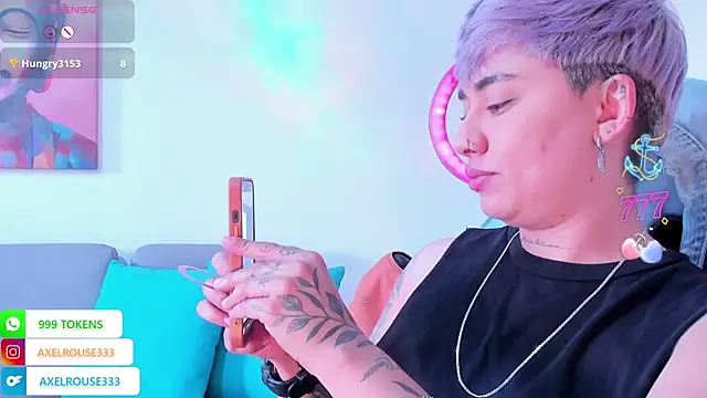 AxelRouse3 online show from April 18, 7:58 pm