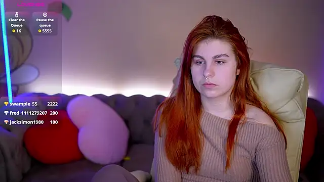 GingerPinky online show from February 12, 5:02 am