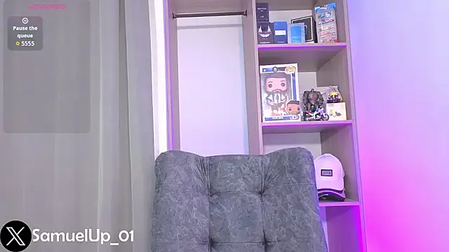Snapshot of Samuel_up01 chatting on July 14, 5:01 am Samuel up01 online show from July 14, 5:01 am