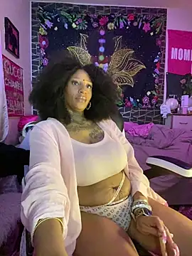 Snapshot of MzParker chatting on October 9, 2:15 pm MzParker online show from October 9, 2:15 pm