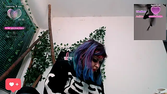 Snapshot of Psychobitch7 chatting on October 7, 8:28 pm Psychobitch7 online show from October 7, 8:28 pm