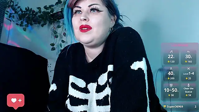 Snapshot of Psychobitch7 chatting on December 4, 9:34 pm Psychobitch7 online show from December 4, 9:34 pm